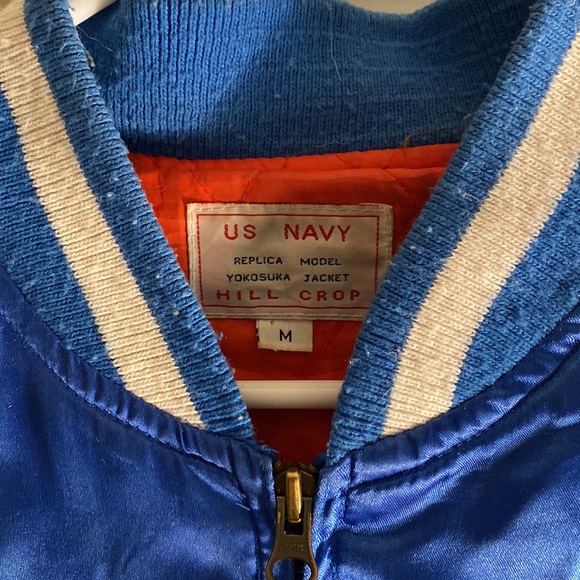 Suka navy blue Japan tiger bomber jacket, medium - Picture 4 of 6